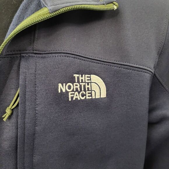 The North Face 200wt Cinder Lightweight Jacket Navy Army Green Zip Men's Size L - Picture 5 of 12